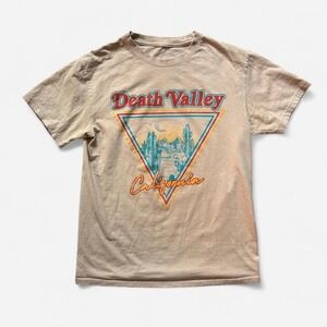Graphic tee t-shirt Death Valley California retro vintage faded look women's S